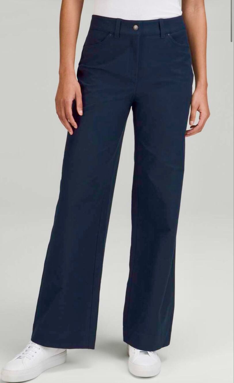 Lululemon City Sleek 5 Pocket Wide-Leg High-Rise Pant *Light Utilitech size 30
